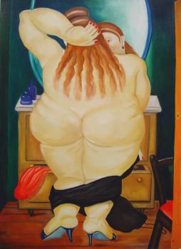 費爾南多 博特羅 Woman Undressing 費爾南多 博特羅 Woman Undressing